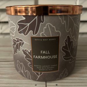 Bath & Body Works 3-Wick Candle - Fall Farmhouse